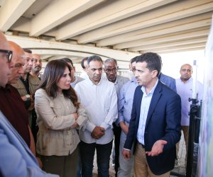 وزيرة الإسكان تتفقد أعمال ربط خطوط الصرف الرئيسية بمدينة القاهرة الجديدة المتجهة إلى محطة الجبل الأصفر