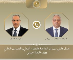 وزير الخارجية ونظيره الجيبوتي يبحثان سبل تعزيز العلاقات وتطورات الأوضاع في القرن الأفريقي 