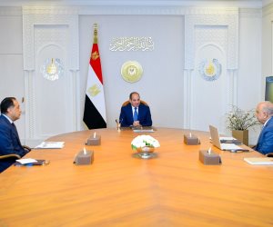 الرئيس السيسي يبحث مع رئيس الوزراء ووزير الكهرباء المرحلة الثانية من مشروعات تدعيم شبكة الكهرباء