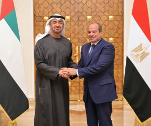الرئيس السيسى يجدد موقف مصر الثابت فى دعم استقرار وسيادة دولة الإمارات