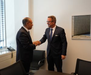 وزير الخارجية يلتقي وزير خارجية لوكسمبورج