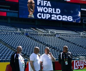 منتخب مصر يتفقد ملعب مواجهة بلجيكا قبل انطلاق مشواره في كأس العالم