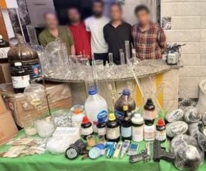 ضبط تشكيل عصابي لتصنيع وإعادة تدوير المواد المخدرة بالإسكندرية ومضبوطات بقيمة 250 مليون جنيه