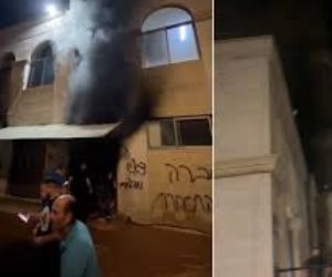 موجة اعتداءات للمستوطنين بالضفة ..إحراق مسجدين برام الله وهجمات في نابلس وطوباس.. وحماس تدعو لتصعيد المواجهة