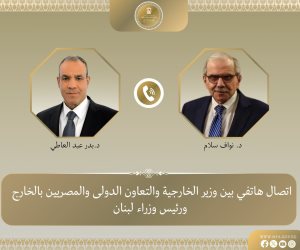 وزير الخارجية يؤكد تضامن مصر مع لبنان فى اتصال مع رئيس مجلس الوزراء اللبناني