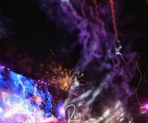 ألعاب نارية تخطف الأنظار في ختام حفل روبي بـ Egyptian Fan Zone بالعاصمة الجديدة