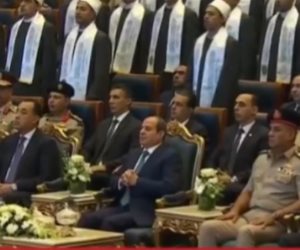 الرئيس السيسى يشهد حفل تخرج الدورة الـ3 لأئمة وزارة الأوقاف (بث مباشر)