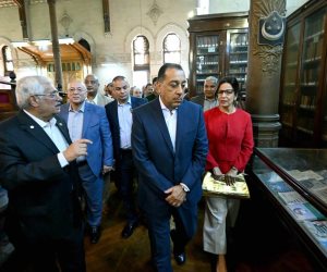 رئيس الوزراء يتفقد المبنى التاريخي للجمعية الجغرافية المصرية