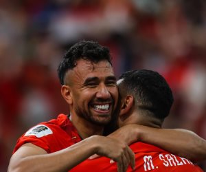 تريزيجيه يسجل الهدف الثالث لمنتخب مصر ضد نيوزيلندا فى كأس العالم