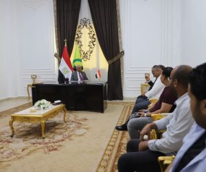محافظ شمال سيناء يستقبل وفد الإدارة المركزية للبرلمان والتعليم المدني بوزارة الشباب والرياضة (صور) 
