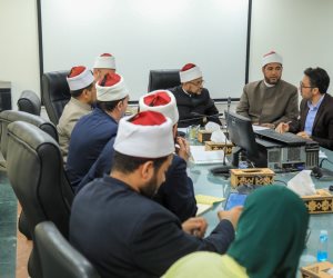 أمين (البحوث الإسلاميَّة) يجتمع بأعضاء وحدة الدعوة الإلكترونيَّة استعدادًا لاطلاق أعمالها