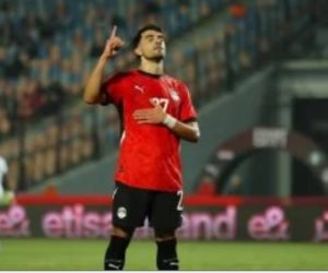 محمود صابر يسجل الهدف الأول لمنتخب مصر أمام إيران