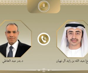 وزير الخارجية يبحث هاتفياً مع نظيره الإماراتي مستجدات الأوضاع الإقليمية