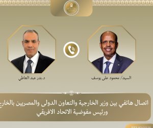 وزير الخارجية ورئيس مفوضية الاتحاد الأفريقي يبحثان دعم التكامل القاري وتعزيز السلم والأمن في أفريقيا