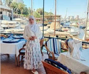 شمس البارودى بإطلالة أنيقة وهادئة تخطف الأنظار فى أحدث ظهور