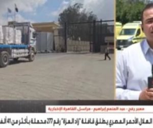 القاهرة الإخبارية: قافلة زاد العزة 227 تتجاوز 41 ألف سلة غذائية لدعم الفلسطينيين