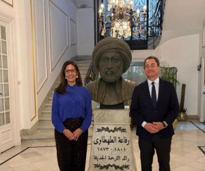 وزيرة الثقافة تلتقي السفير الفرنسي بالقاهرة لوضع آليات تنفيذية لمخرجات جولة مباحثات باريس المشتركة