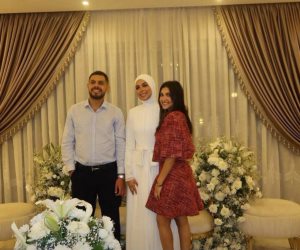 نجل أحمد شوبير يحتفل بخطوبته على النائبة سجى عمرو هندى
