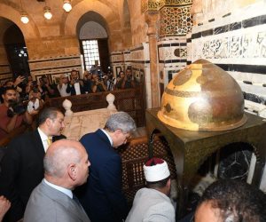 وزير السياحة ومحافظ القاهرة والقائم بأعمال السفير الأمريكي يفتتحون القبة الضريحية للسلطان الأشرف قايتباي
