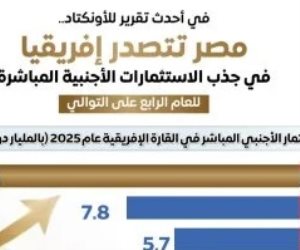 مجلس الوزراء: مصر تتصدر إفريقيا بجذب الاستثمارات المباشرة للعام الرابع