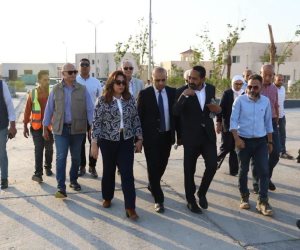 وزيرة التنمية المحلية والبيئة تتفقد المدينة المتكاملة لمعالجة المخلفات بالعاشر من رمضان