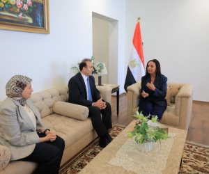 وزيرة التضامن تبحث مع ممثل برنامج الأمم المتحدة الإنمائى تحسين خدمات المواطنين