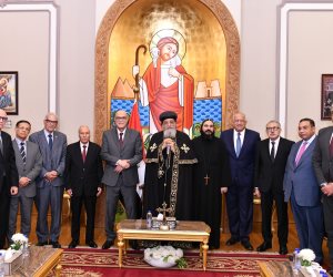 البابا تواضروس يستقبل رئيس هيئة قضايا الدولة