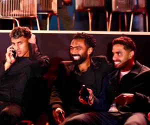 لاعبو الأهلى والجهاز الفنى يحضرون حفل تسمية استاد الأهلى وعقد الرعاية.. صور