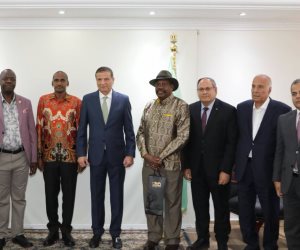 وزير الزراعة يستقبل نظيره الأوغندي ووزير الدولة للثروة الحيوانية لبحث سبل تعزيز الشراكة الاستراتيجية