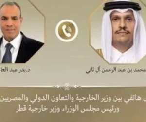 وزير الخارجية يبحث مع نظيره القطري تطورات الأوضاع الإقليمية