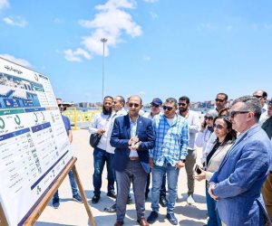 وزير التخطيط ومحافظ البحيرة يتفقدان أعمال تطوير ميناء رشيد لتنمية صيانة وصناعة السفن