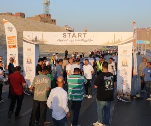 وزير الرياضة ومحافظ القاهرة يشهدان ماراثون القاهرة مهد الحضارة بمشاركة 7000 متسابق