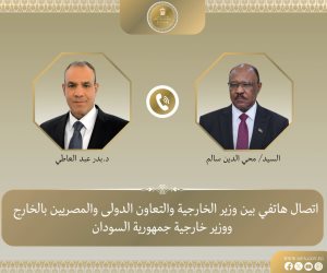 وزير الخارجية يبحث مع نظيره السوداني العلاقات الثنائية وتطورات الأوضاع بالسودان