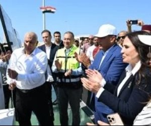 رئيس الوزراء يفتتح كوبري روميل بعد تطويره