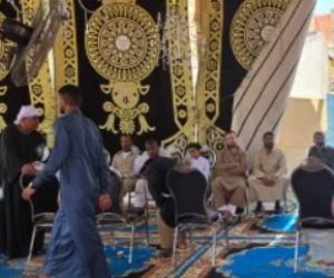 عزاء جماعي لـ12 من ضحايا حادث الدواويس في الشرقية