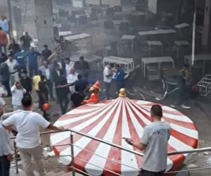 الصحة تتابع حالة مصابي حريق مول أرابيلا بلازا .. 11 مصابا ومصرع ثلاث أخرين حتى الآن 