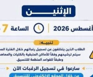 وزارة التعليم العالى تقرر مد فترة تسجيل رغبات المرحلة الثانية يومًا إضافيًا