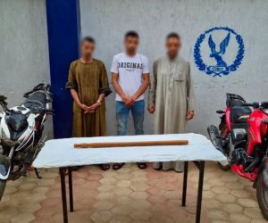 كشف ملابسات ادعاء سرقة دراجة نارية بالإكراه في أسيوط وضبط 4 أشخاص