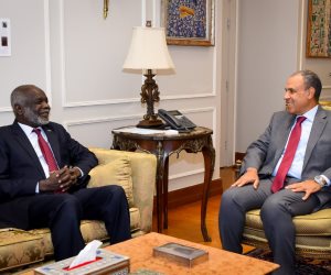وزير الخارجية يؤكد لوزير المالية السودانى موقف مصر الداعم لوحدة السودان وسيادته وسلامة أراضيه