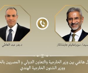 رفع التبادل التجاري إلى 12 مليار دولار .. اتصال هاتفي بين وزير الخارجية ونظيره الهندي