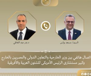 وزير الخارجية يبحث مع كبير مستشارى الرئيس الأمريكي للشئون العربية والأفريقية مستجدات الأوضاع الإقليمية