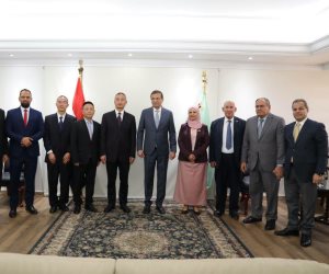 وزير الزراعة يستقبل وفداً من هيئة "إيكاما" الصينية لبحث توطين صناعة المبيدات ونقل التكنولوجيا الحديثة