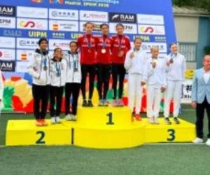 وزير الرياضة يهنئ أبطال مصر بعد حصد فضية العالم في الخماسي الحديث