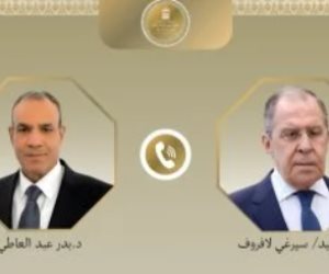 وزير الخارجية يبحث مع نظيره الروسى تطورات الأوضاع فى منطقة الشرق الأوسط