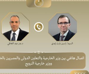 وزير الخارجية يجري اتصالًا هاتفيا مع نظيره النرويجي