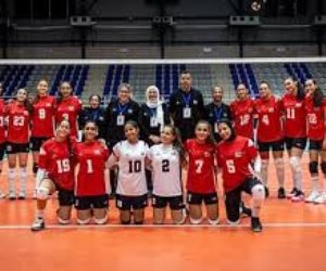 بعثة منتخب ناشئات الطائرة تصل القاهرة بعد التتويج بذهبية البطولة العربية