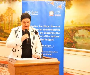 رئيسة المجلس القومي للطفولة والأمومة خلال اجتماع "مكافحة عمل الأطفال": حماية الطفل تبدأ بتمكين أسرته وضمان حقه في التعليم