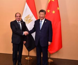 الرئيس السيسي يستقبل الرئيس شي جينبينج رئيس جمهورية الصين الشعبية بمطار القاهرة الدولي
