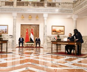 مصر والصين توقعان 5 اتفاقيات وأكثر من 20 وثيقة لتعزيز التعاون المشترك