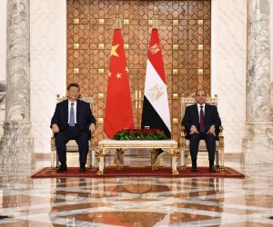 مصر والصين تؤكدان على تثبيت وقف إطلاق النار في غزة وترفضان تهجير الفلسطينيين